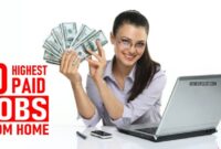 Top 10 Highest Paying Jobs From Home